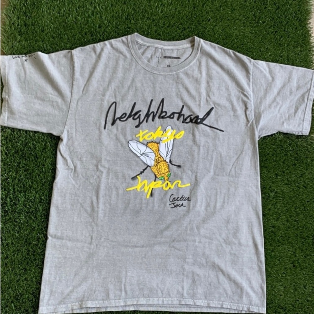 Travis Scott Cactus Jack x Neighborhood Carousel T-Shirt XL Grey